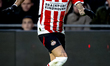 PSV Eindhoven forward Noa Lang plays during the match between PSV and Twente at the Philip...