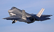 The Lockheed Martin F-35A Lightning II of the Italy Air Force takes off from Los Llanos mi...