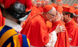 Cardinals attend the Consistory for the creation of new cardinals presided over by Pope Fr...