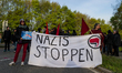 Thousands of demonstrators during a protest against the right-wing conservative Alternativ...