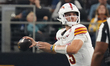 Quarterback Connor Moberly #5 of Iowa State passes the ball against Arizona State during t...