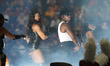 American R&B singer Ne-Yo performs during the halftime show of the 2024 Dr Pepper BIG 12 C...