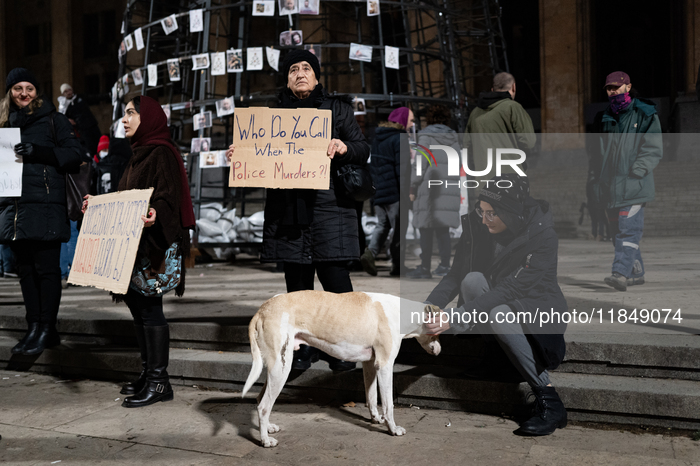 Massive Protest For The Eleventh Night In Tbilisi