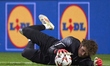 Lukas Petersson of TSG 1899 Hoffenheim warms up before the UEFA Europa League match betwee...