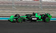 Nico Hulkenberg of Stake F1 Team drives the Sauber C44 during Formula 1 testing at Yas Mar...