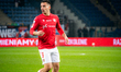 Angel Rodado participates in the game between Wisla Krakow and Miedz Legnica in Krakow, Po...