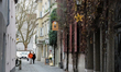 People are outside on the streets in Augsburg, Bavaria, Germany, on December 14, 2024, loo...