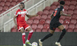 Daniel Nkrumah moves forward during the Premier League International Cup match between Mid...