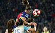 Ewa Pajor plays during the match between FC Barcelona Women and Manchester City Women, cor...