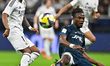 Rodrygo (L) of Real Madrid and Andres Micolta of CF Pachuca are in action during the FIFA...