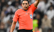 Referee Jesus Valenzuela gestures during the FIFA Intercontinental Cup Qatar 2024 Final ma...