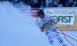 Romed Baumann (GER) competes with Salomon during the AUDI FIS Ski World Cup men's Downhill...