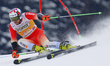Luca Aerni (SUI) participates in the AUDI FIS Ski World Cup men's Giant Slalom at Gran Ris...