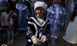 Members of the Russian community gather in the Zocalo of Mexico City, Mexico, on December...