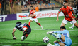 Mohamed El-Shenawy, Al-Ahly goalkeeper, catches the ball during the match between Al Ahly...