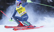 Lucas Pinheiro Braathen (BRA) competes during the AUDI FIS Ski World Cup 2024/25 - Alta Ba...