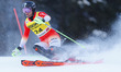Tanguy Nef (SUI) uses Atomic during the AUDI FIS Ski World Cup 2024/25 - Alta Badia - Men'...