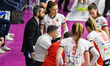 Lorenzo Pintus coaches Honda Olivero Cuneo during the Serie A1 Tigota match between Reale...