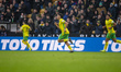 Marcelino Nunez of Norwich City celebrates the equalizer during the Sky Bet Championship m...