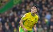 Marcelino Nunez of Norwich City controls the ball during the Sky Bet Championship match be...