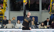 Aidan Zingel of Rana Verona serves during the match between Rana Verona and Gas Sales Blue...