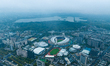 A view of Huanglong Sports Centre in Hangzhou, China, on March 28, 2024. 