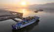 China's first sea star cruise ship docks at the dock in Lianyungang, China, on January 1,...