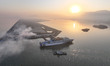 China's first sea star cruise ship docks at the dock in Lianyungang, China, on January 1,...