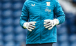 Goalkeeper Freddie Woodman of Preston warms up during the Sky Bet Championship match betwe...