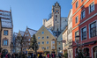 In Fuessen, East Allgaeu, Swabia, Bavaria, Germany, on December 30, 2024, people walk outs...