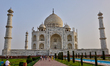 The Taj Mahal is in Agra, Uttar Pradesh, India, on May 5, 2022. 