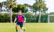RKC forwarder Reuven Niemeijer participates in the training camp at the Polo Club Sotogran...