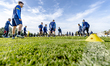 Overview during the training camp at the Polo Club Sotogrande for the 2024-2025 season in...