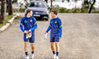 RKC defender Luuk Wouters and RKC midfielder Patrick Vroegh participate in the training ca...