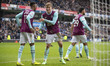 Zian Flemming #19 of Burnley FC celebrates his goal during the Sky Bet Championship match...