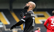 David McGoldrick of Notts County reacts after a missed opportunity at goal during the Sky...