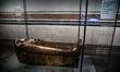 The inner coffin of Kha is pictured in the Egyptian Museum in Turin, Italy, on September 5...