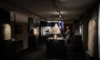 People visit the collections of the Egyptian Museum in Turin, Italy, on September 5, 2024....