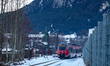 In Oberammergau, East Allgaeu, Swabia, Bavaria, Germany, on December 31, 2024, Regional Tr...