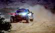 Pascal Thomasse and Arnold Brucy participate in their MD Optimus during the Dakar Rally in...