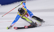 Steven Amiez of the France Team competes during the Audi FIS Alpine Ski World Cup Men's Sl...