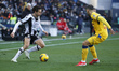 Florian Thauvin of Udinese plays against Davide Zappacosta of Atalanta during the Italian...