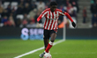 Eliezer Mayenda of Sunderland participates in the Emirates FA Cup Third Round match betwee...
