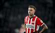 PSV forward Noa Lang plays during the match between PSV and AZ at the Philips Stadium for...