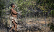 Women gathering firewood in the Living Museum of the Ju’Hoansi-San, Grashoek, Namibia 