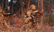 A reconnaissance team gets close during an actual combat training in Ningbo, China, on Jan...