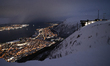 A view of the city in Tromso, Norway on January 14, 2025. 