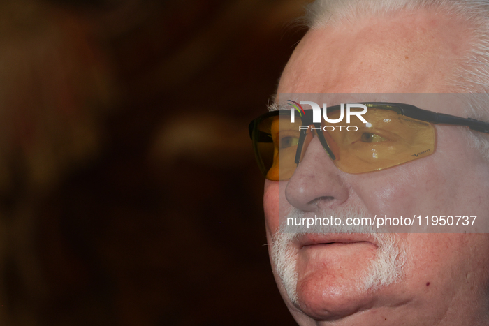 Lech Walesa In Krakow