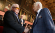 Former Polish President and Nobel peace prize winner Lech Walesa and Polish Prime Minister...