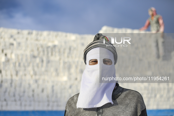 Mideast Egypt Quarry Workers
